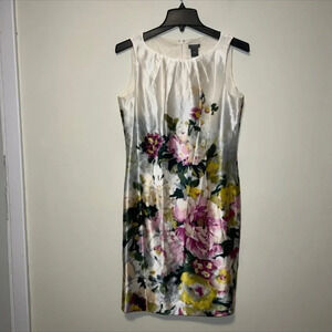 Ann Taylor Watercolor Floral Dress